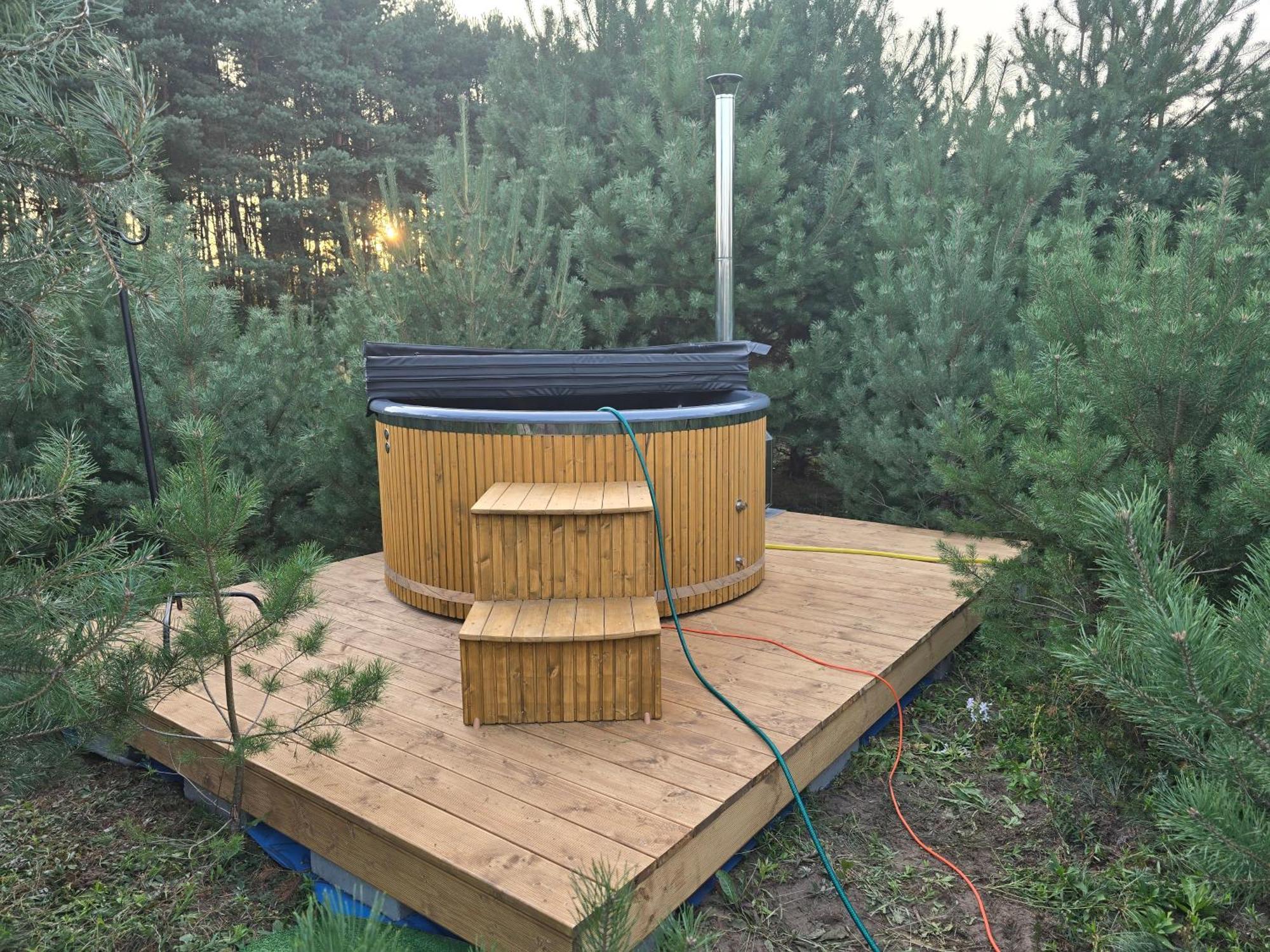 Oaza Swiety Spokoj - Domek Z Balia I Jacuzzi Rzasnik Dış mekan fotoğraf